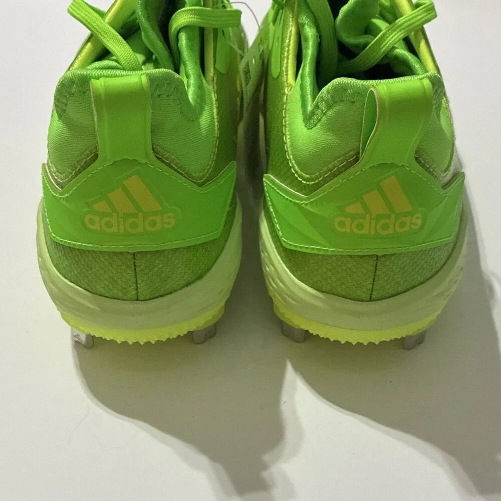 Adidas Adizero Afterburner AQ0093 Baseball Cleats Neon Green Mens 9 NWOB